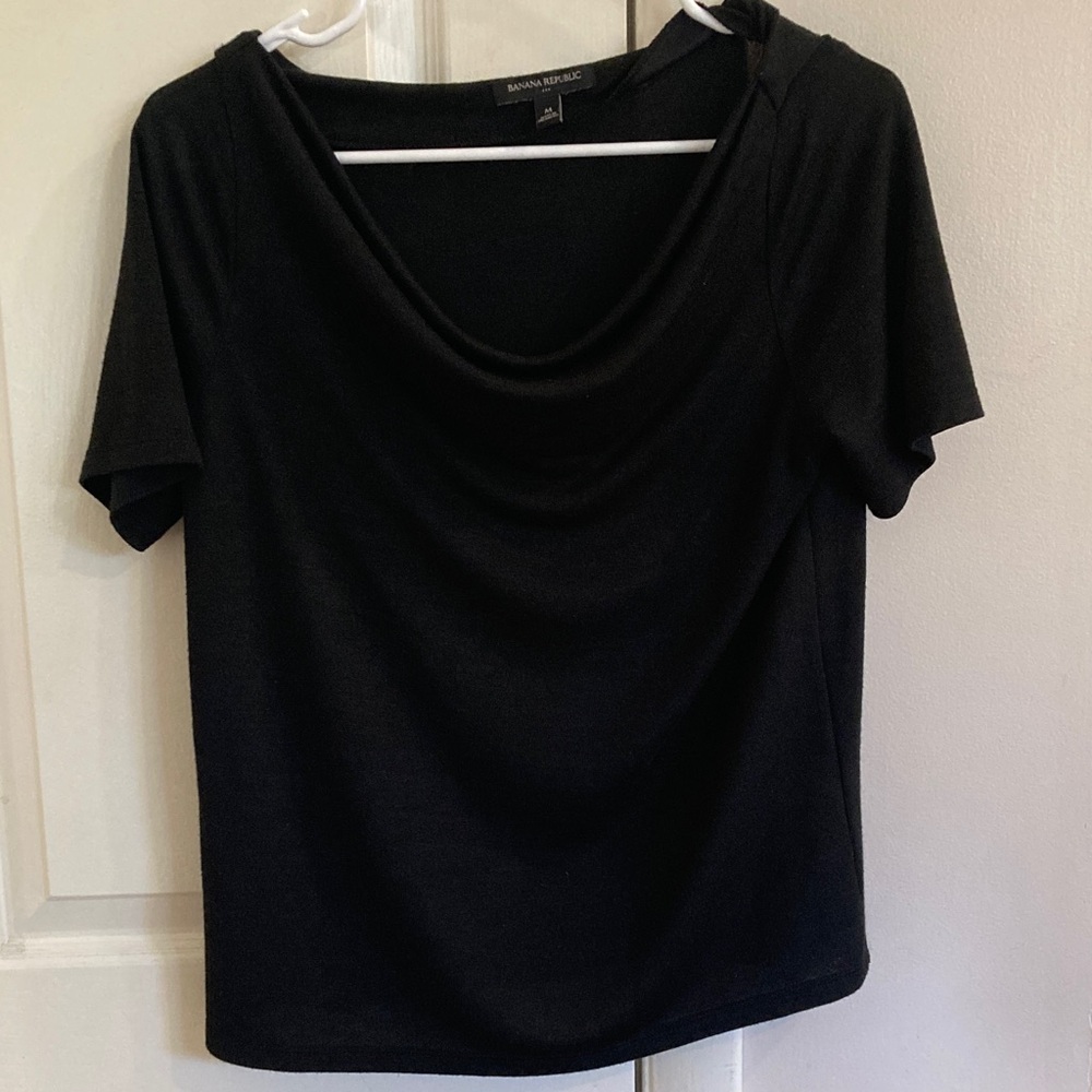 Banana Republic Elegant Black Blouse